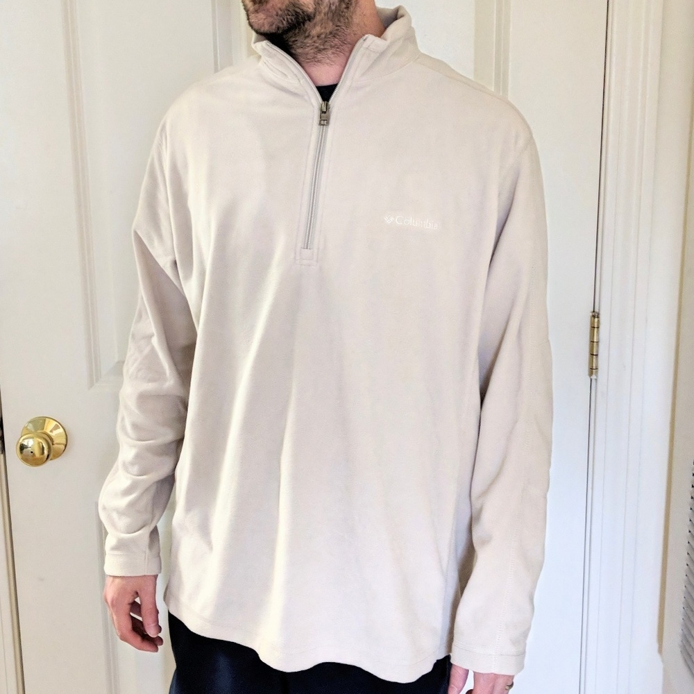 Columbia lightweight fleece half zip